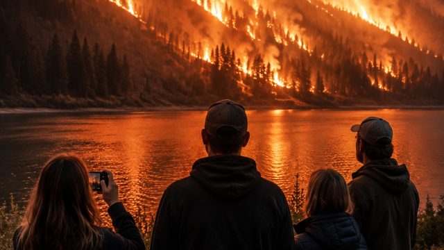 Emerillon Lake South Wildfire: Urgent Concerns Rise as Flames Spread